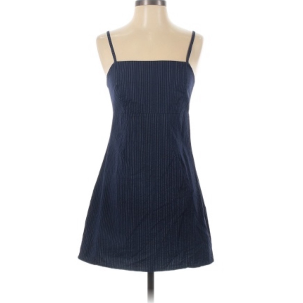 Blue mini dress